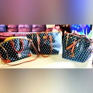 Dooney & Bourke 3 Bags Included  Pittsburgh Pirates or " P "  as PATTI :)